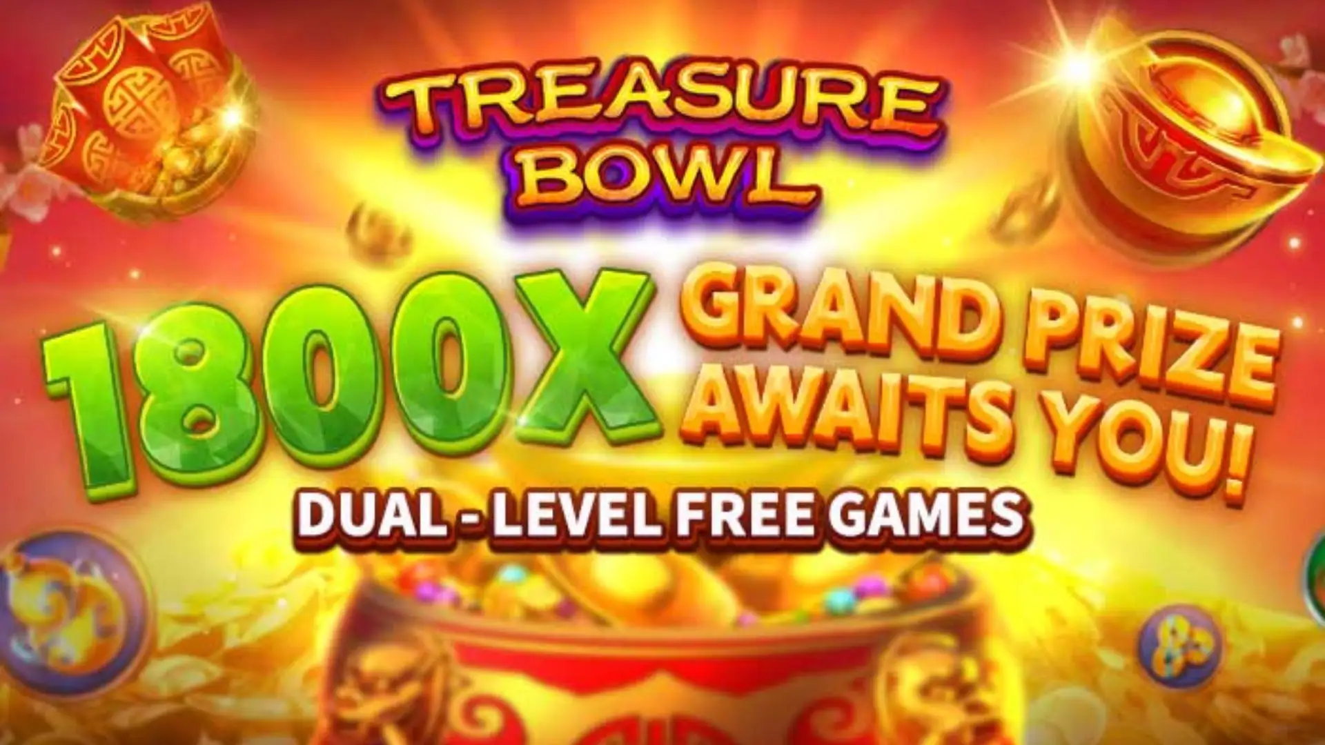 Multiplicadores Treasure Bowl k7win - 7777x Máximo com Tigela Dourada
